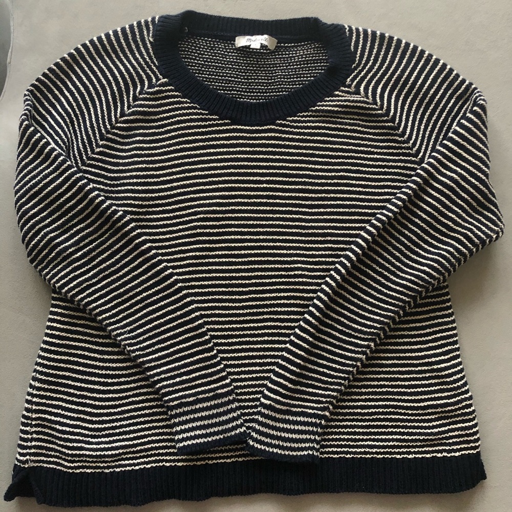 Madewell Striped Summer Light Sweater Small